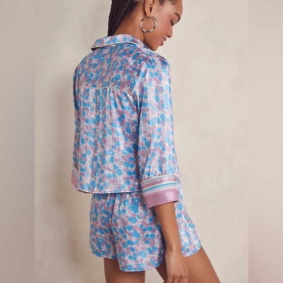 NWT Free People Pillow Talk PJ SET color cool lavender combo - Picture 3 of 4